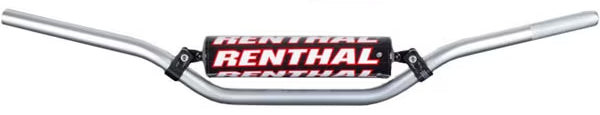 Renthal 7/8 22mm Handlebar Bar 664 Enduro Medium Silver 664-04